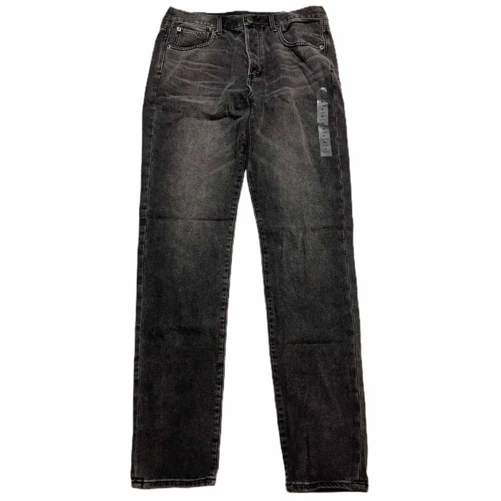 NWT AMERICAN EAGLE Hi-Rise Girlfriend Jean 8 X-LONG Black #446 - Picture 1 of 5
